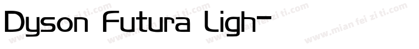 Dyson Futura Ligh字体转换